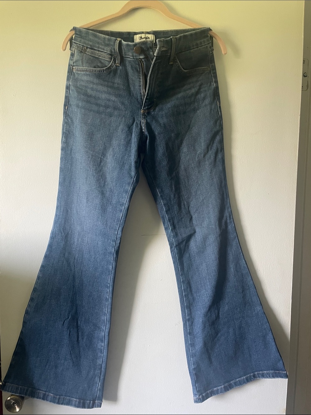 Wrangler Medium Blue Flare Jeans